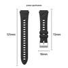 Original Style Monochrome Silicone Watch Strap 18mm for Huawei Watch GT 5, Women's 41mm