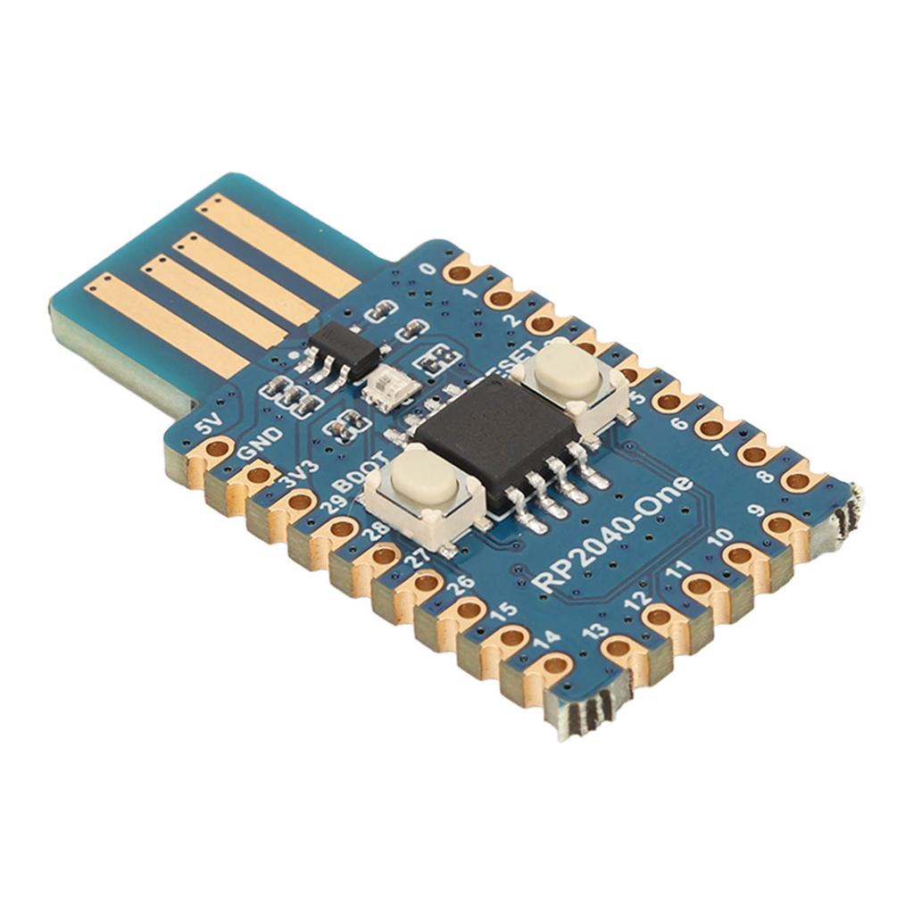 Microcontroller RP2040 One USB A Male Port Dual Core 4MB Flash PCB Pico Expansion Board for