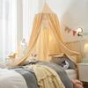 Dome Bed Curtain Children's Windscreen Crib Surround Bed Head Decoration Shading Mosquito Net Bed Tent Large Size Castle Game