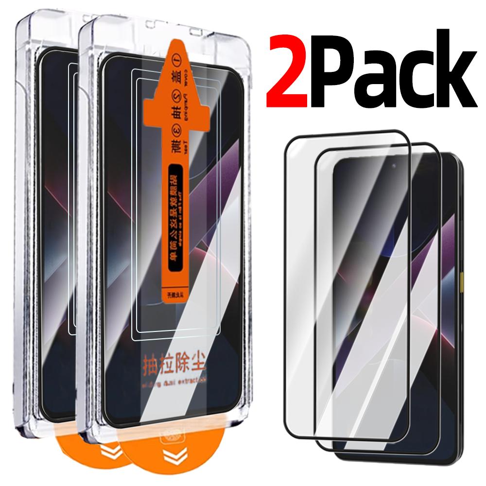 1-3Pack 9H Tempered Glass for Xiaomi Poco X7 Pro 5G Easy To Install Screen Protectors HD Clear Anti-Scratch Protective Films