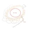 White Beaded Headdress French Style Pearl Bridal Headwear Wedding Elegant Hair Jewelry Photography Accessories