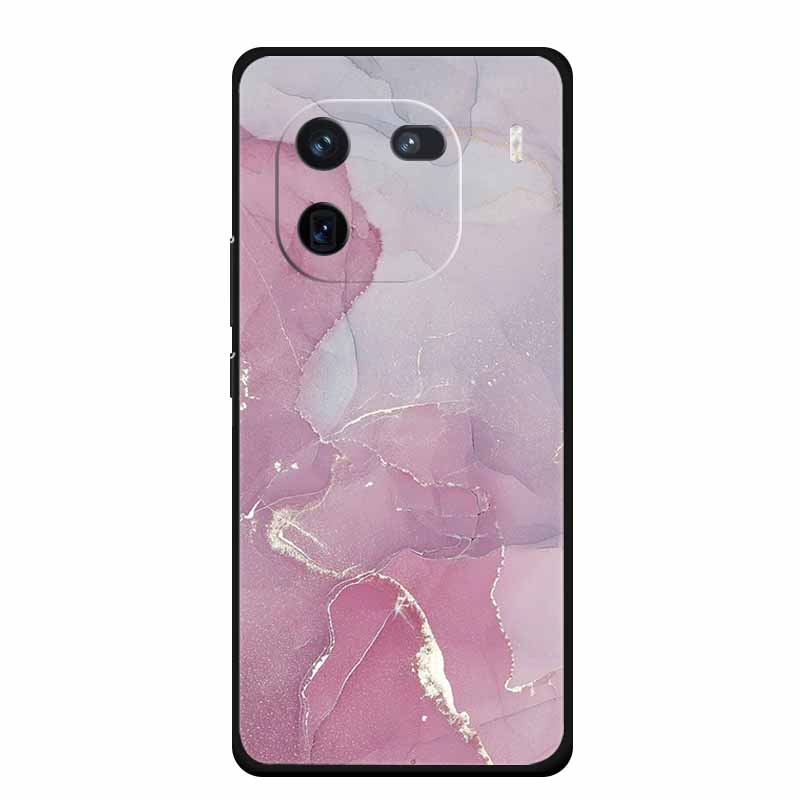 For Vivo iQOO 12 Case Marble Painted Soft Silicone TPU Cover Phone Cases For Vivo iQOO 12 Pro 5G V2307A V2329A Colorful New Etui