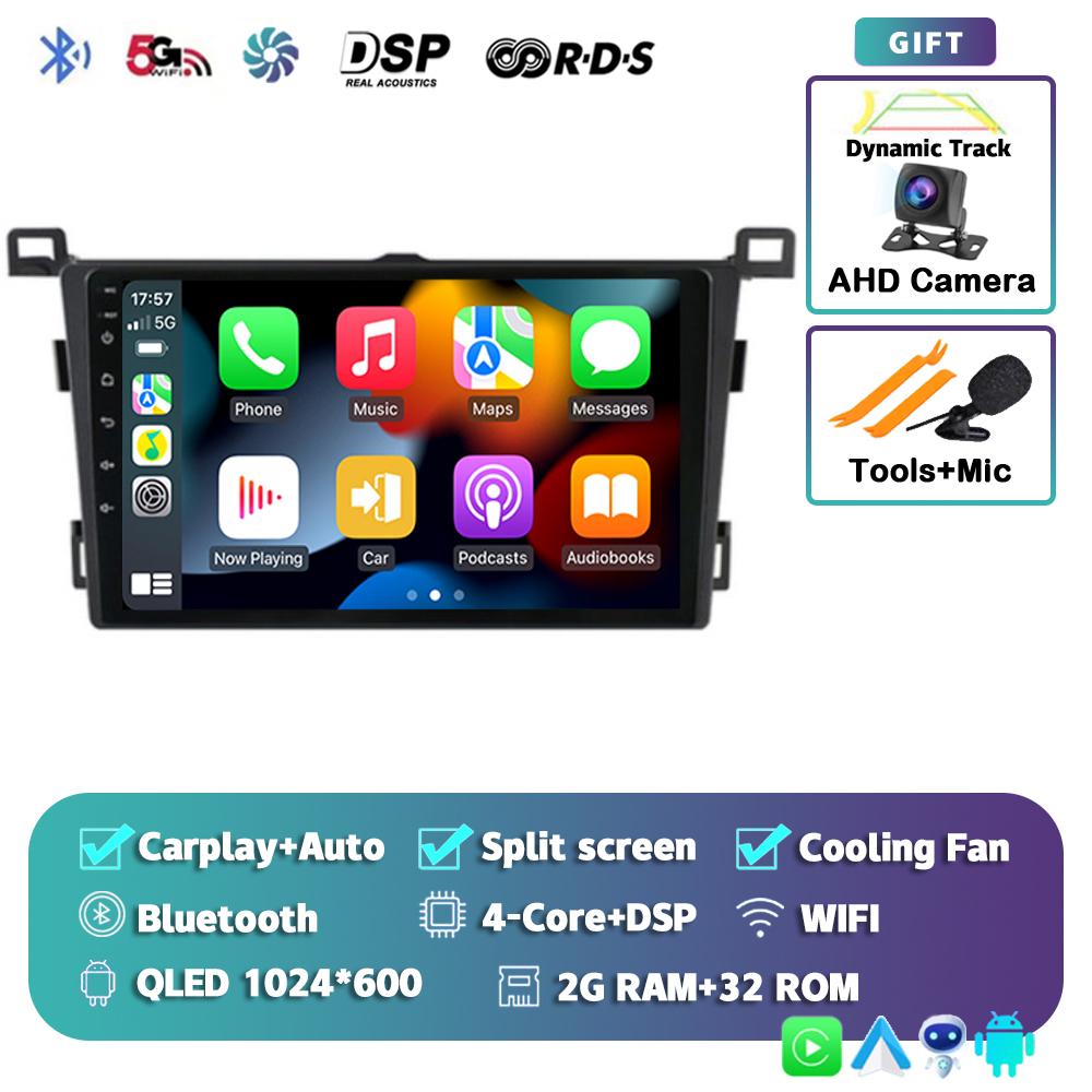 

Android 14 Carplay для Toyota RAV4 Rav 4 2013 2014 2015 2016 2017 2018 2019 Автомобильный радиоприемник, мультимедийный плеер, стерео GPS, WIFI+4G DPS