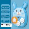 Music Boxing Machine for Kids Teens Adults Cartoon Wall-Mounted Trainer Equipment with LED Electronic Focus Training Target 3 Game Modes Boxing Music