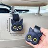 1 Paar Leuke 3D Cartoon Kat Autostoel Hoofdsteun Haak - Universele Voertuig Opbergorganisator voor Handtassen, Portemonnees en Jassen