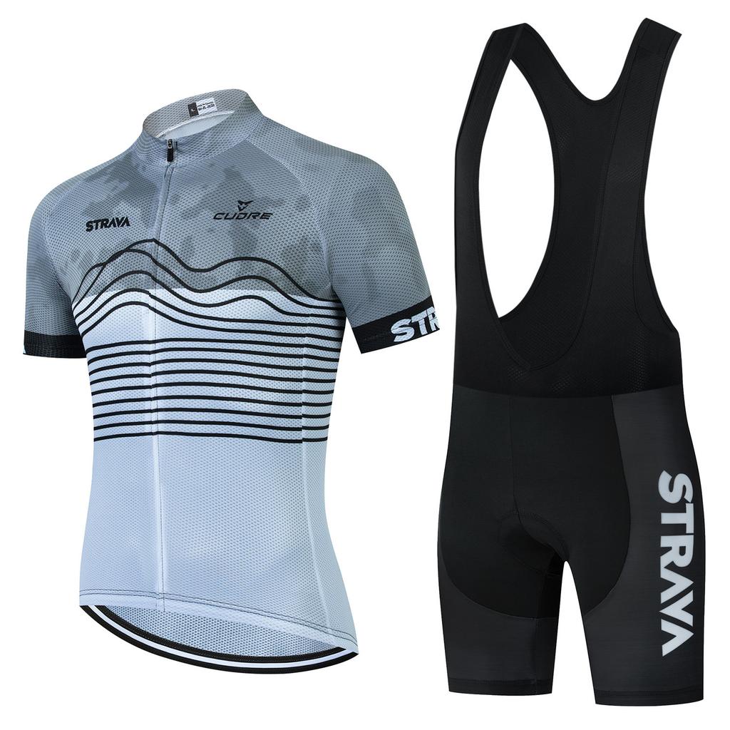 New Cycling Suit, Bicycle Mountain Bike Outdoor Breathable Short-sleeved Shorts 2026 Summer Breathable Cycling Suit Set