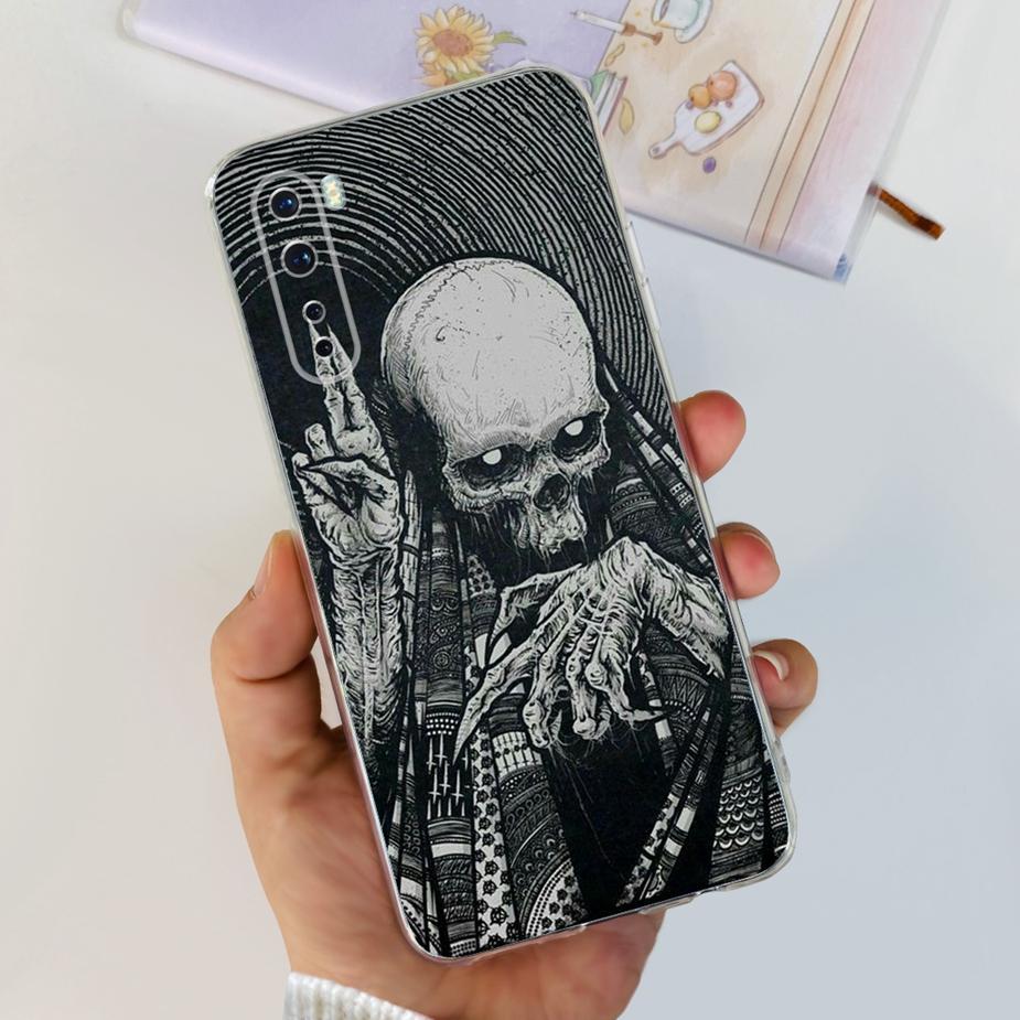 For OnePlus Nord Case AC2001 AC2003 Stylish Painted Cover Soft Siliicone Phone Case For Oneplus 8 Nord 5G One Plus Z Back Shell