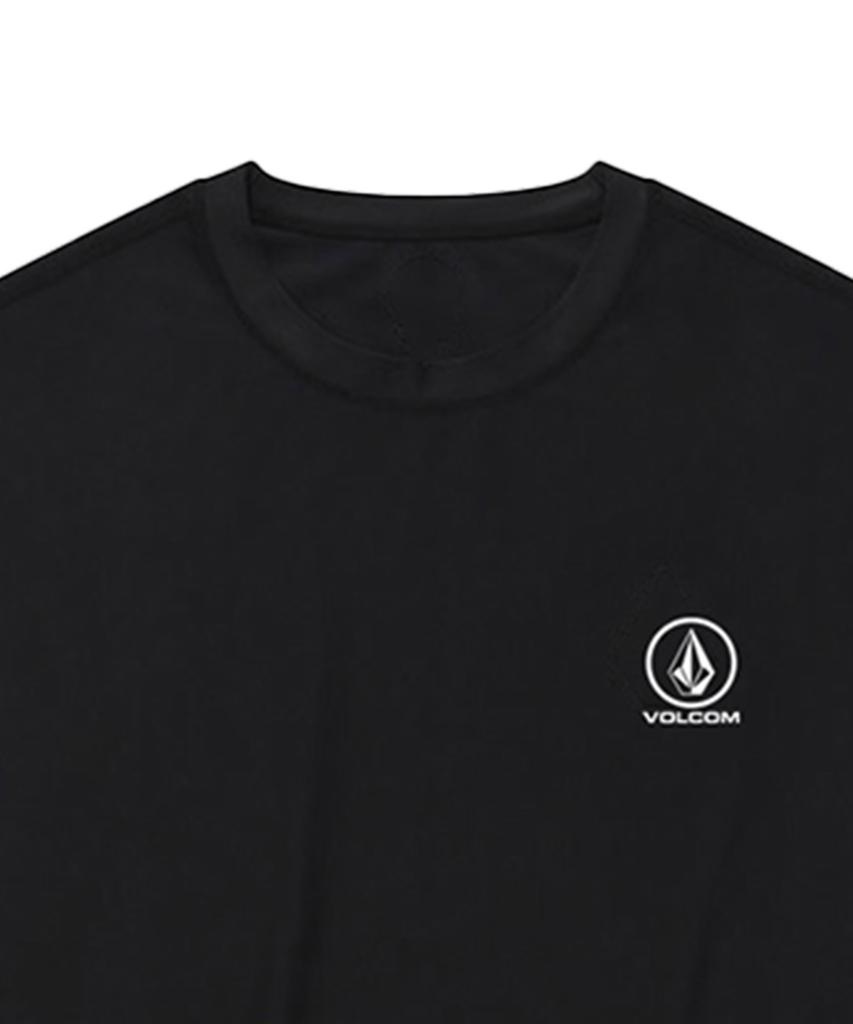 VOLCOM Basic Rash Guard T-Shirt (Schwarz)