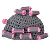 Thick Hair Curler Knitted Hat Warm Curly Hair Yarn Beanie Creative Pullover Cap  Outdoor