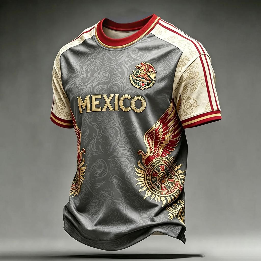 Soccer Jerseys for Men Women Mexico Print 2026 Jersey Shirts Athletic Training Jersey Casual T Shirts
