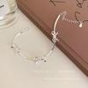 Ribbon Aesthetics Minimalist Bow Snake Bone Chain Bracelet Women's Niche Design High-end Pure Desire Wind Hand Jewelry