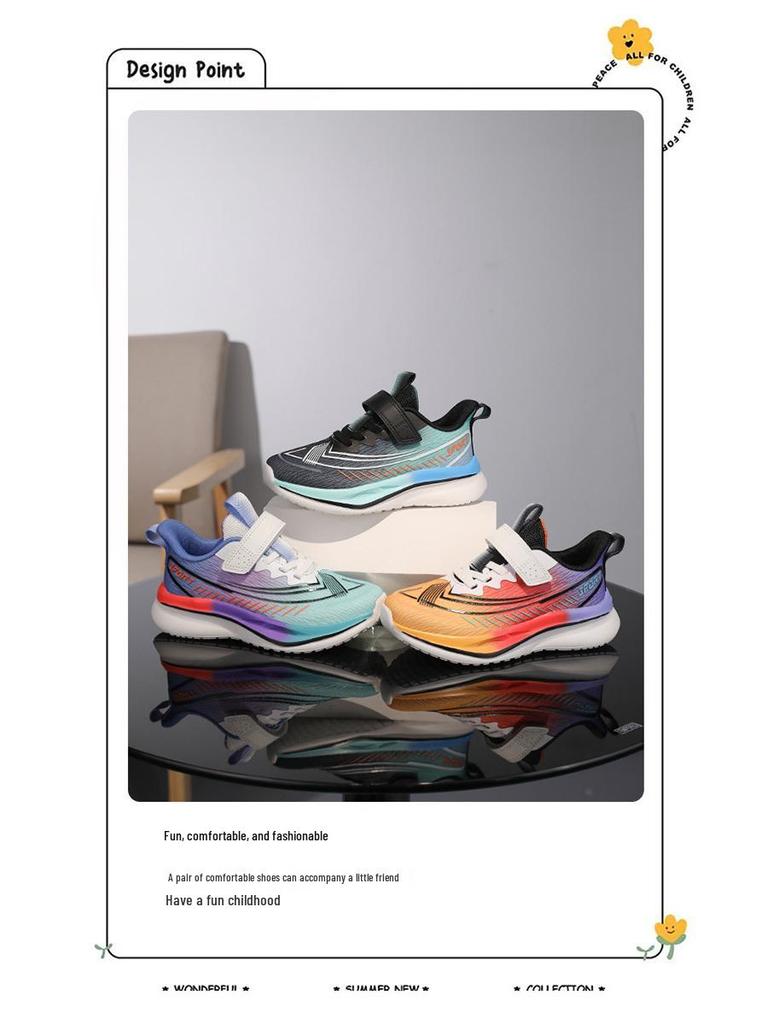 2026 Spring New Arrival: Chi Tu 8 Pro Breathable Mesh Velcro Sports Shoes for Boys & Kids