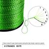 8X Japan Braided Polyethylene Fishing Line - Multi-Filament, Speckled, 100M/300M/500M for Fly, Sea, Saltwater, & Freshwater