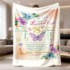 2026 Latest Flannel Blanket 1pc 75th Birthday Gifts for Women, Gifts for 75 Year Old Woman, 75th Birthday Gifts for Women, 1950 Birthday Gifts for Wom
