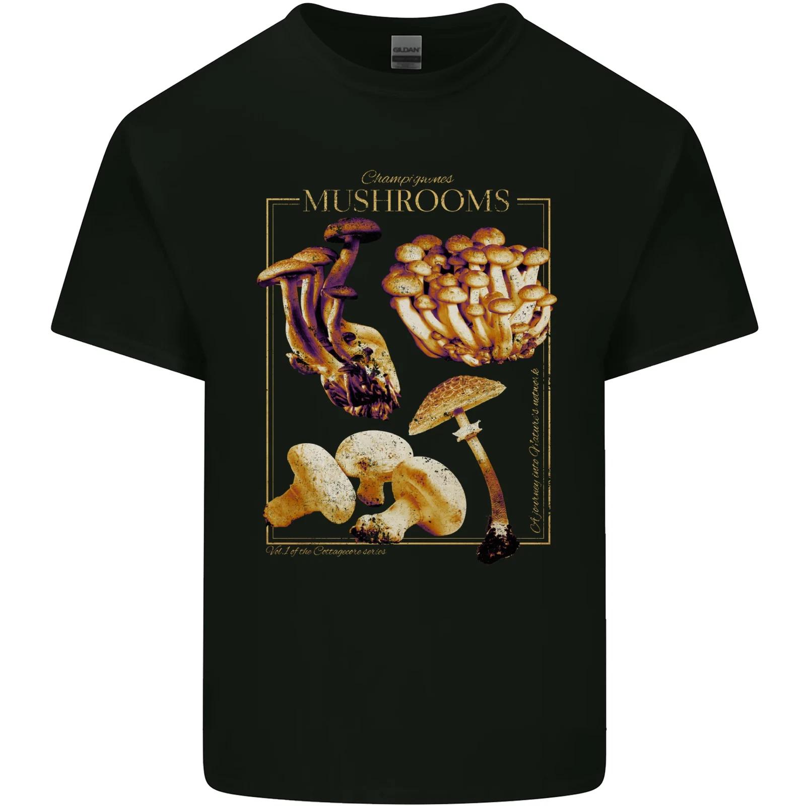 Mushroom Species Mycology Foraging Kids T-Shirt Childrens S