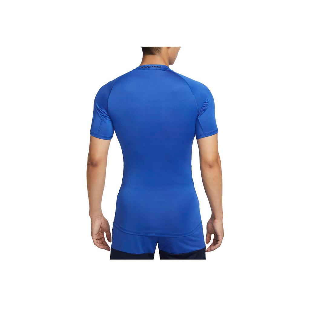 Nike Pro Solid Quick-Dry Fitted Training T-Shirt Men Tops Game-Royal FB7933-480