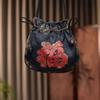 Dragon Scale Pattern Ingot Retro New Chinese Style High Value Portable Shoulder Messenger Bag Pure Hand Adjustment Bag