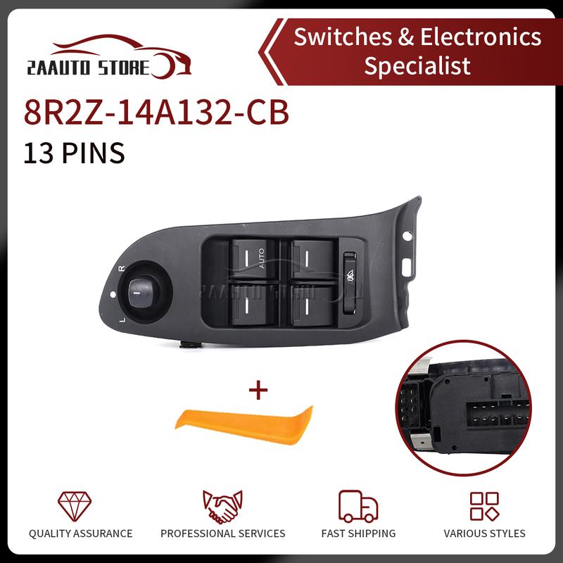 Right Hand Auto Lifter Window Control Switch Button For Ford Falcon FG Series Sedan Car Accessories 8R2Z-14A132-CB 8R2Z14A132CB