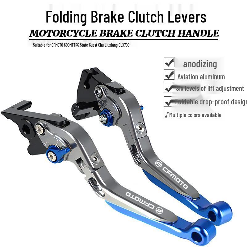 

CFMOTO 600MT TRG CLX700 Modified Folding Brake & Clutch Lever Titanium Green