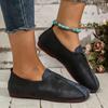 Shoes for Women Splicing Retro Flat with Round Toe and Low Heels, Comfortable To Step on, Mom's Shoes Sneakers Women