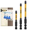 Screwdriver Bit 6.35mm Shank Black&yellow For Electric Drills