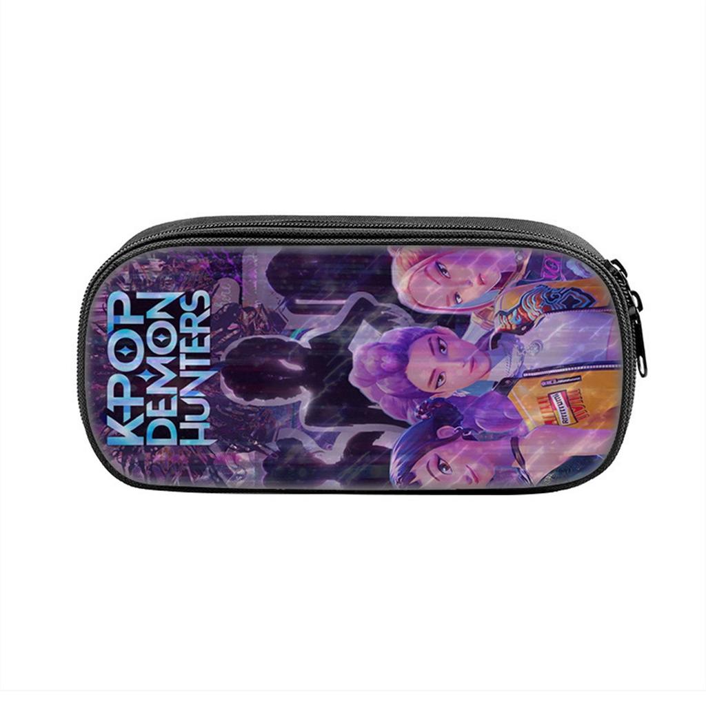 Printed Peripheral Pencil Bag Witch Girls Group Primary And Secondary School Students Pencil Case