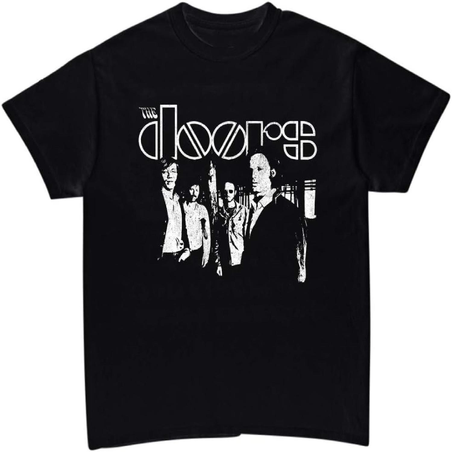 Unisex-Adult Standard Black and White T-Shirt S