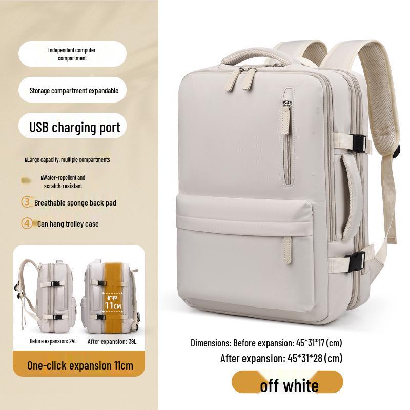 Lightweight Multi-functional Travel Backpack for Short Trips - Large Capacity for Men & Women