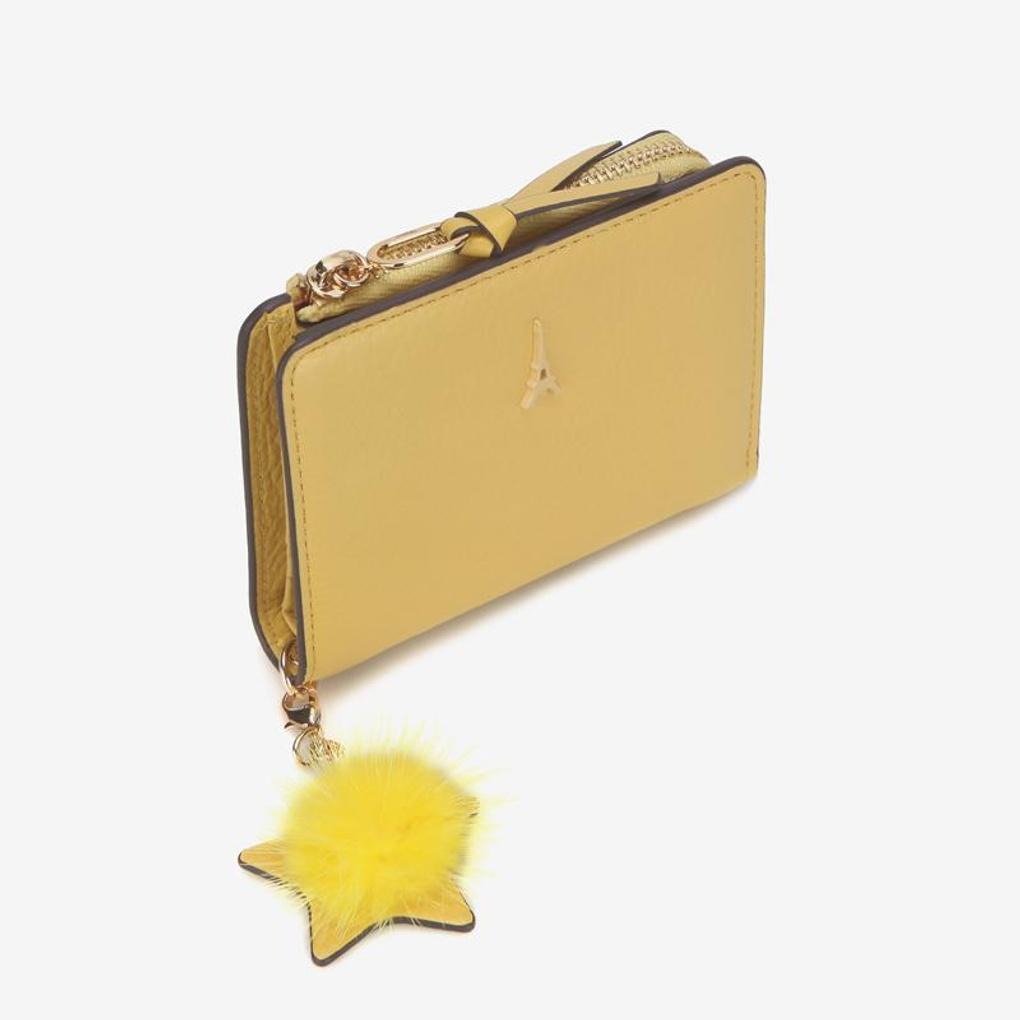 ELEGANCE PARIS Stella Calfskin Half Wallet BNSW02JY