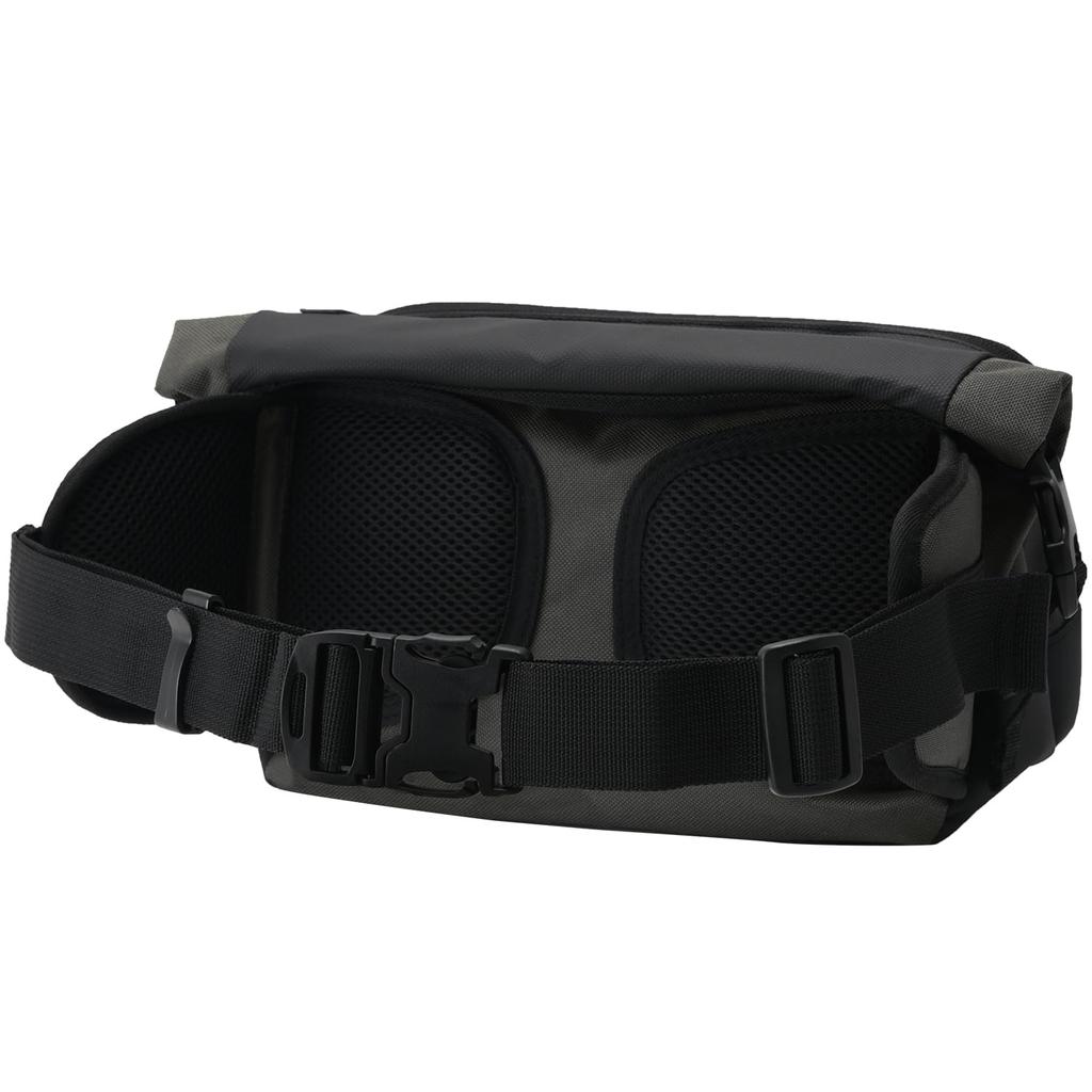RS TAICHI Motorcycle Body Bag, Waist Bag, Waist Pouch, Waterproof, Touring, Unisex Adult, WP Hip Bag, RSB279 CHARCOAL, Capacity 5L