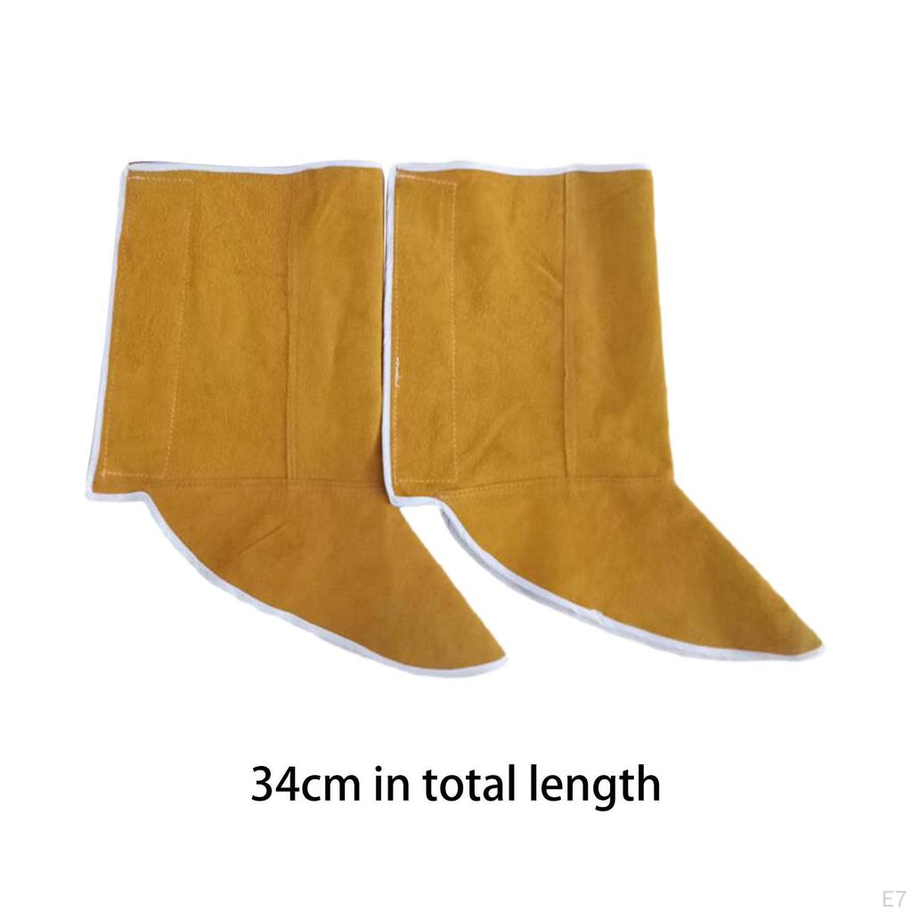 Svetsfotsstänk Stövelskydd Ben Fötter Skydd Flamsäker Antignista Hållbar 13,3 tum