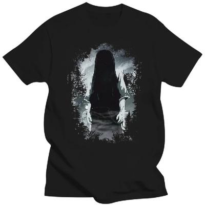 2024 Heißer Verkauf Mode Grindstore Herren Sadako Silhouette T-Shirt Schwarz Herrenbekleidung Grafik T-Shirts Harajuku Streetwear
