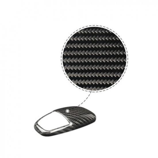 Carbon Fiber Gear Shift Knob Cover Trim for Dodge Challenger / Charger 2015-