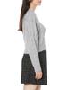 Laisse Passe Cable Knit Pullover Sweater in Powder Blue Women's