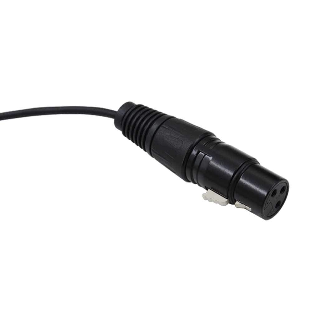 3-Pin Mini XLR Female to 3-Socket Female Mini XLR Cable, 65CM/25 inch, Suitable for Mixers, Amplifiers, Equalizers, Professional Microphones