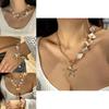 Ocean Star Shell Bead Necklace For Women With Layered Pearl Design Fashion Jewelry