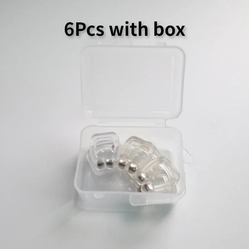

Anti Snoring Appliance Silicone Nose Clips Magnetic Sleep Tray Sleeping Aid Improve Sleeping Easy Breathe Apnea Guard Night Devices