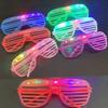 10/20/30PCS 3 Modes LED Glasses Glow In The Dark Party Neon Luminous Glasses  Birthday Wedding LED Party Supplies