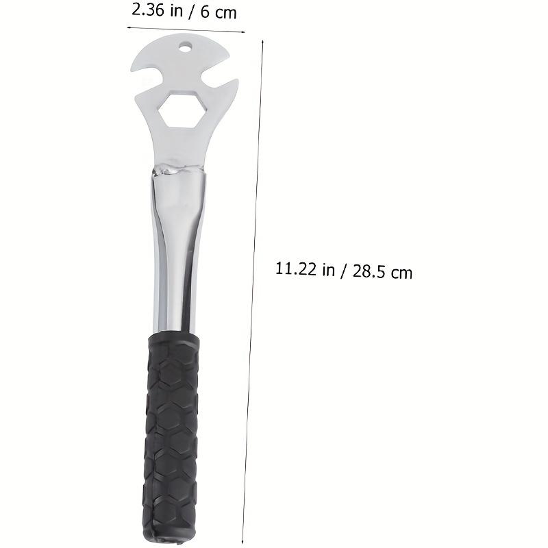 Cycling Pedal Removal Wrench 1 Pc Steel Handle Tool for Mountain Road Bike Repair Maintenance Dismantling