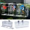 Aquarium Breeder Box Isolation Fish Breeding Hatching Divider Transparent Multi-Grid Design Fish Breeding Isolation for Shrimp Clownfish Aggressive