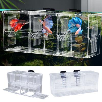 Aquarium Breeder Box Isolation Fish Breeding Hatching Divider Transparent Multi-Grid Design Fish Breeding Isolation Box for Shrimp Clownfish