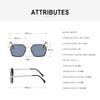 JYL TS Unisex Douyin Square - Trendy Fashion Sun Sunglasses ZS-7177