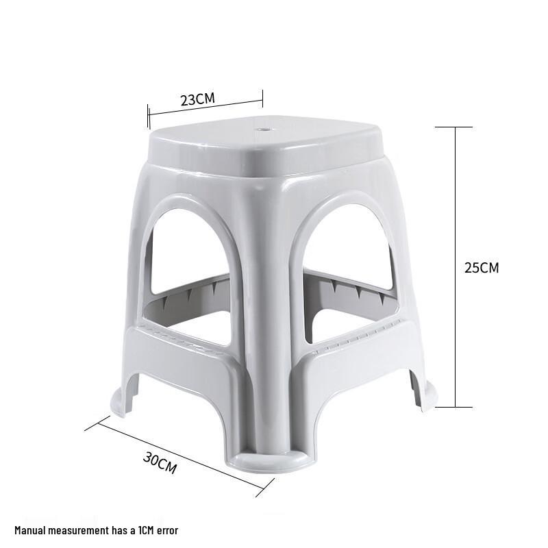 Heavy-Duty Stackable Outdoor Plastic Stool