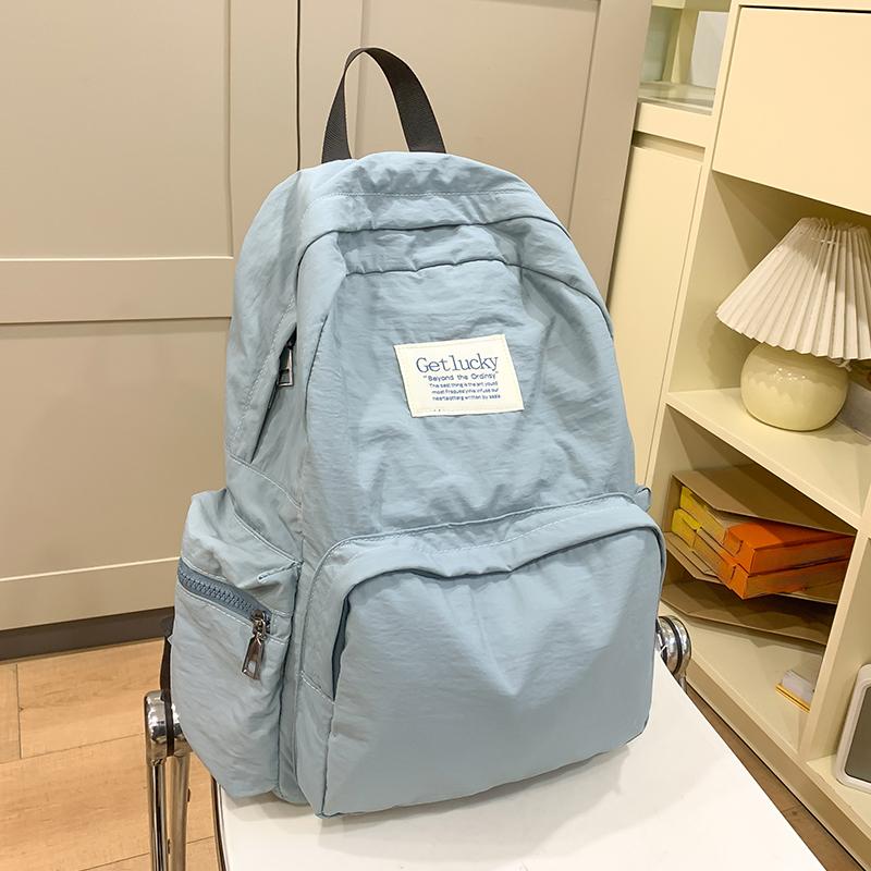 Men's and women's leisure travel bags, campus large capacity backpacks, backpacks, city camping leisure travel storage bags