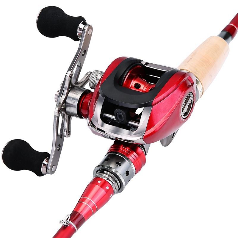 Baitcasting Fishing Reel 17 +1 Shielded Bearings Carbon Drag 8KG Left Right Hand Casting Reel