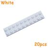 Non-Toxic 20Pcs 3832 Size 2X10 Dot Plate Moc Assemble Particles Diy Building Blocks 2*10 Figures Bricks Educational Creative Toy For Kid