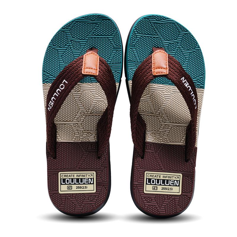 

2026 Men s Non-slip Summer Beach EVA Sandals 40 коричневий