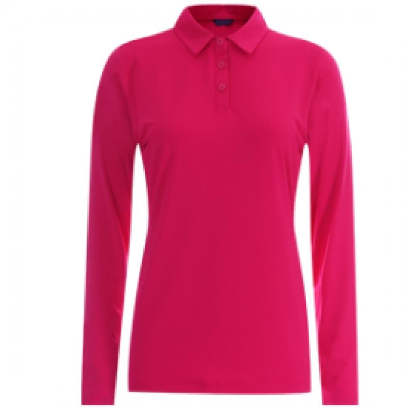 Shop   Women Collar Neck OuTdoor SporTs Long Sleeve STreTch T shirT Green Iu Wsh