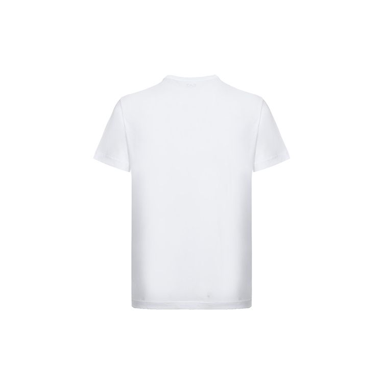 Emporio Armani Letter Print Cotton Short Sleeve T-Shirt Men tops White 8NPT10-PJNQZ-1100