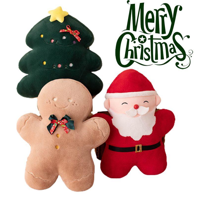 Santa Claus Christmas Xmas Tree Plush Toy Pillow Soft Stuffed Doll Kid Gift Xmas